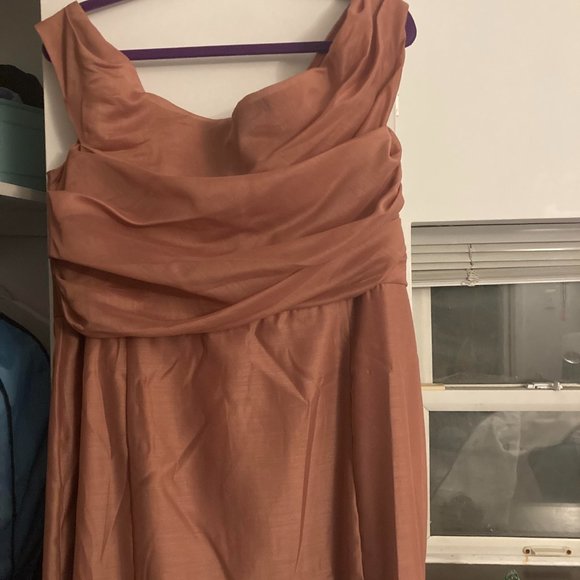 ASOS Bridesmaid/Formal off shoulder maxi dress with corset detail - Picture 6 of 6